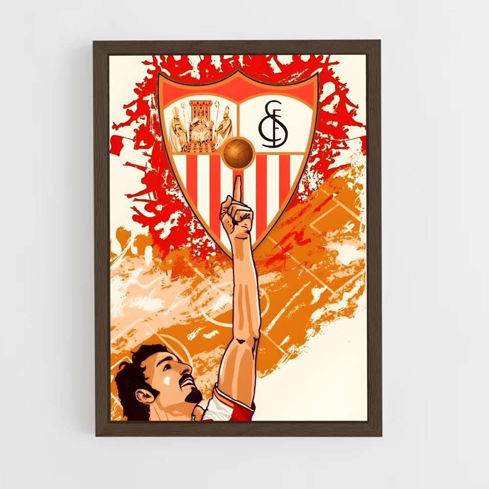 Poster Sevilla champion (vue 5)